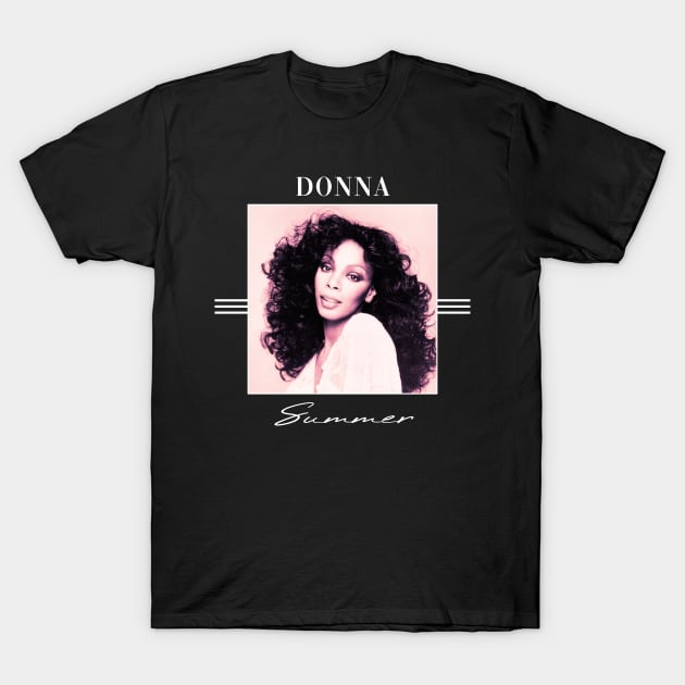 Donna Summer /// Retro colors T-Shirt by DoctorBlue